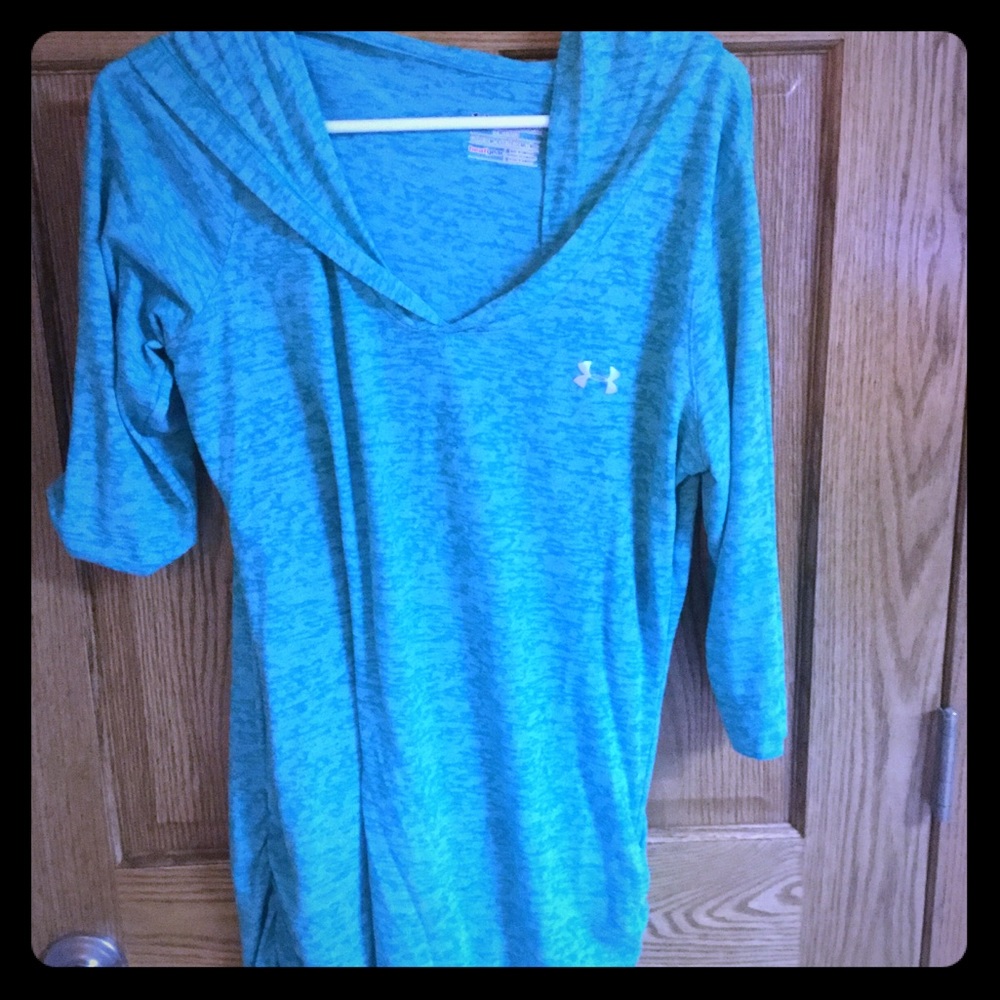 Hooded 3/4 Sleeve Tunic